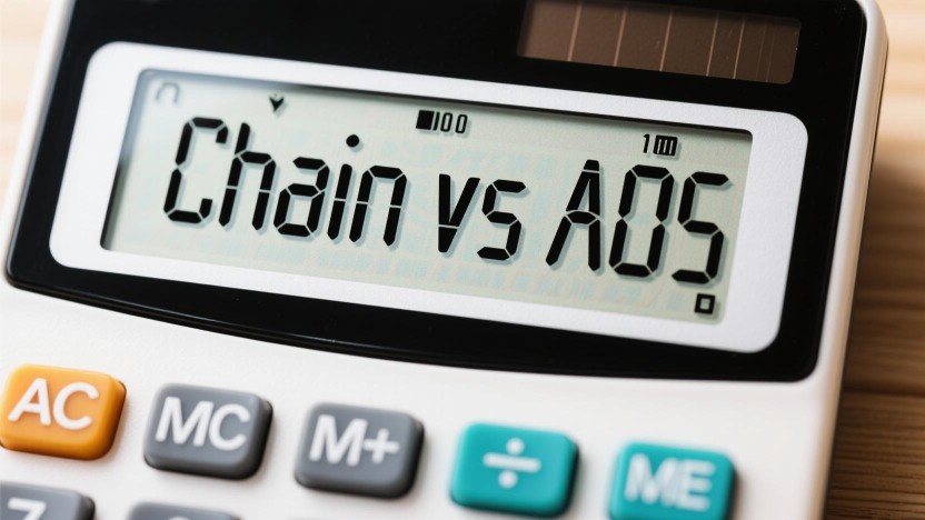 금융 계산기의 CHAIN과 AOS 계산 방법 이해